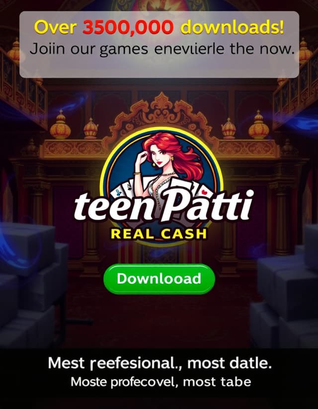 Teen Patti Real Money App Banner